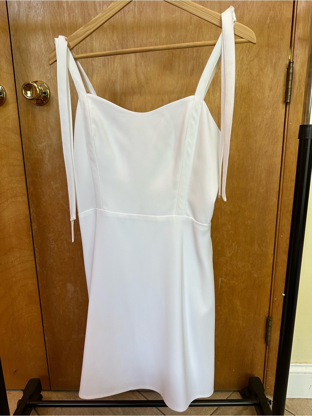 Sunday Best White Draped Dress